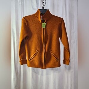 Casual Corner Annex Orange Zip-Up Jacket M